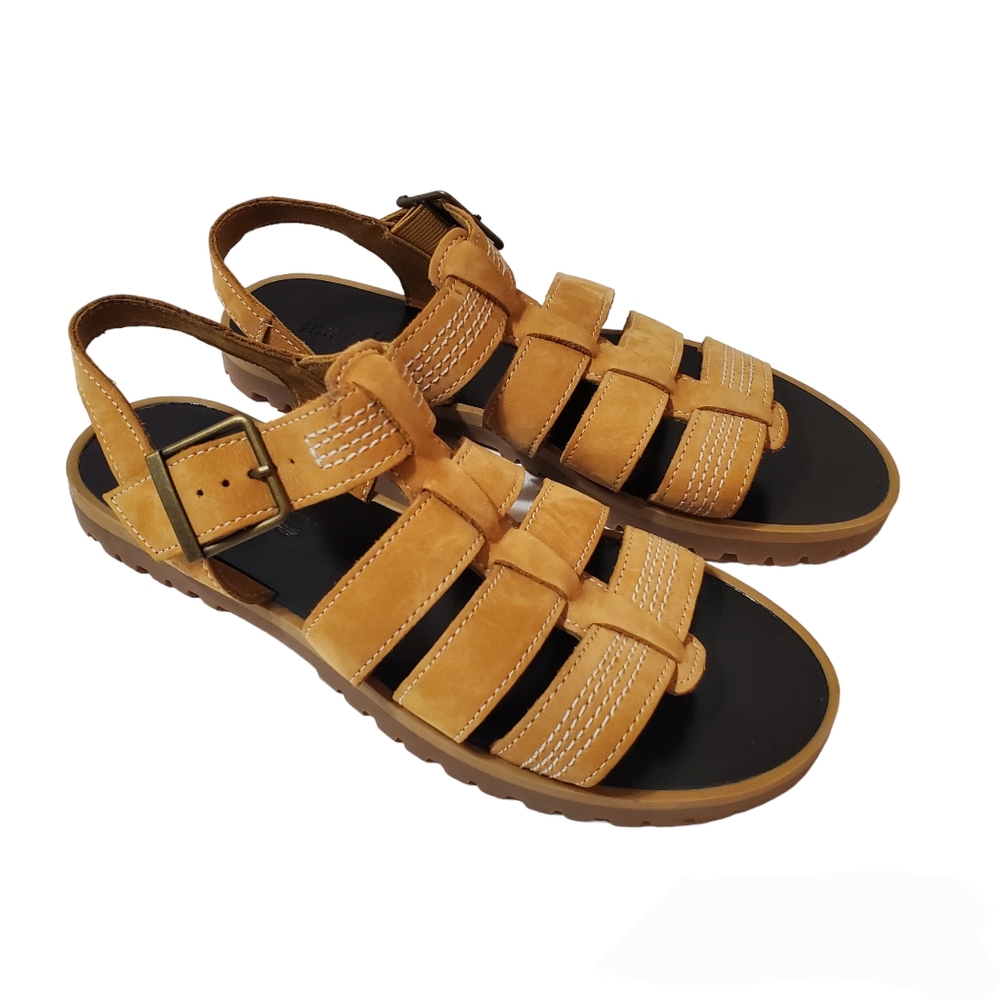 Timberland Women's Sandals Size 8 Neutral Tan Lug Sole